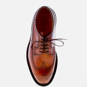 Original Church’s men shoes SWING walnut brown Nevada leather derby brogue